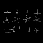 Fan Pattern Tile Dwg Ceiling fan DWG CAD Block, free download - freedwgfile
